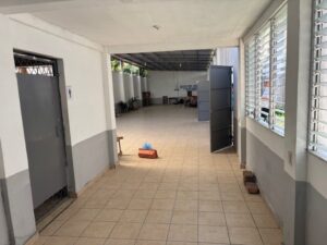 Site 2 San Lorenzo clinic area covered